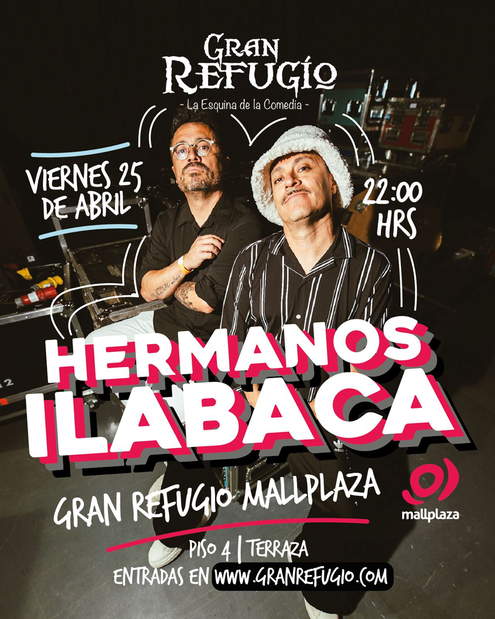 Hermanos Ilabaca lleva su espectáculo a Gran Refugio